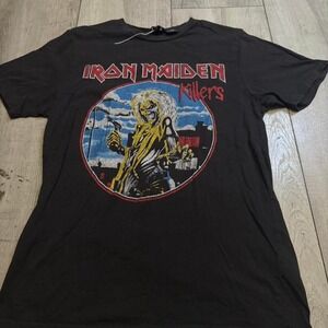 Iron Maiden‎ Killers black t-shirt  women's size M